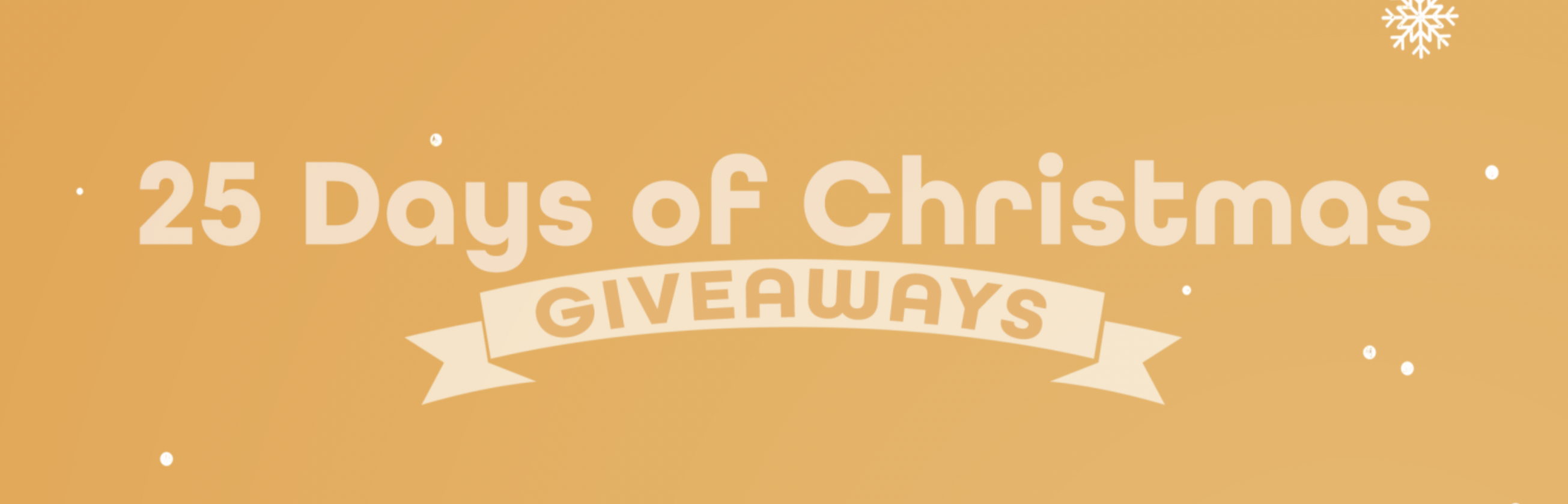 30 Days of Giveaways